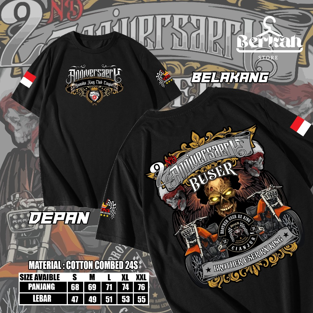 KAOS RX KING 2ND ANNIVERSARY - BROTHER USER RX KING BUSER - KAOS DEWASA