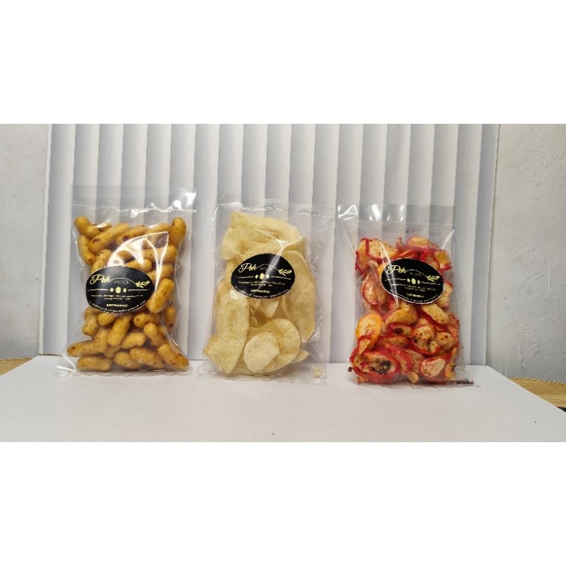 

PAKET SNACK 10RB DAPAT 3 PCS (LARTUS, KERIPIK GETUK, SEBLAK KENCUR) SNACK MURAH