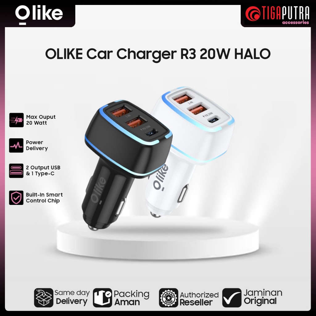 OLIKE CAR CHARGER R3 20W HALO