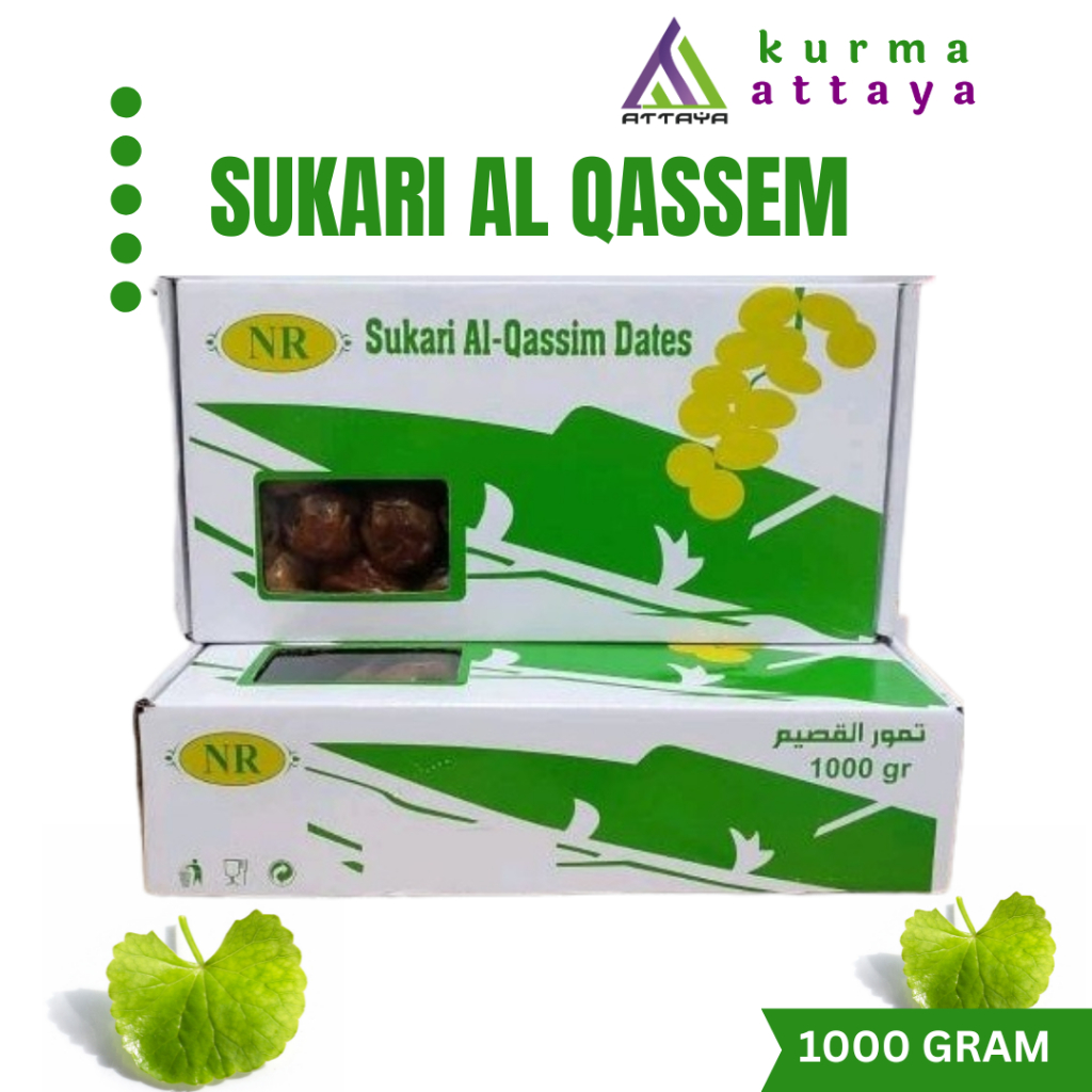 

KURMA SUKARI PREMIUM KEMASAN DUS 1 KG/KURMA RAJA 100% ORIGINAL