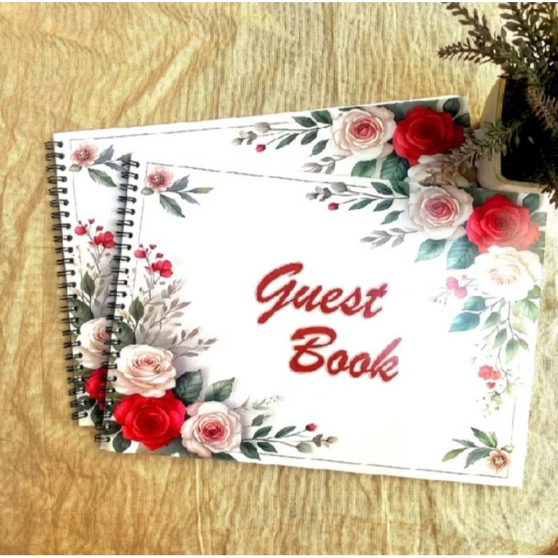 Buku tamu Pernikahan / Guest Book / Wedding / Buku Tamu Undangan Pesta Pernikahan / Buku Undangan Ta