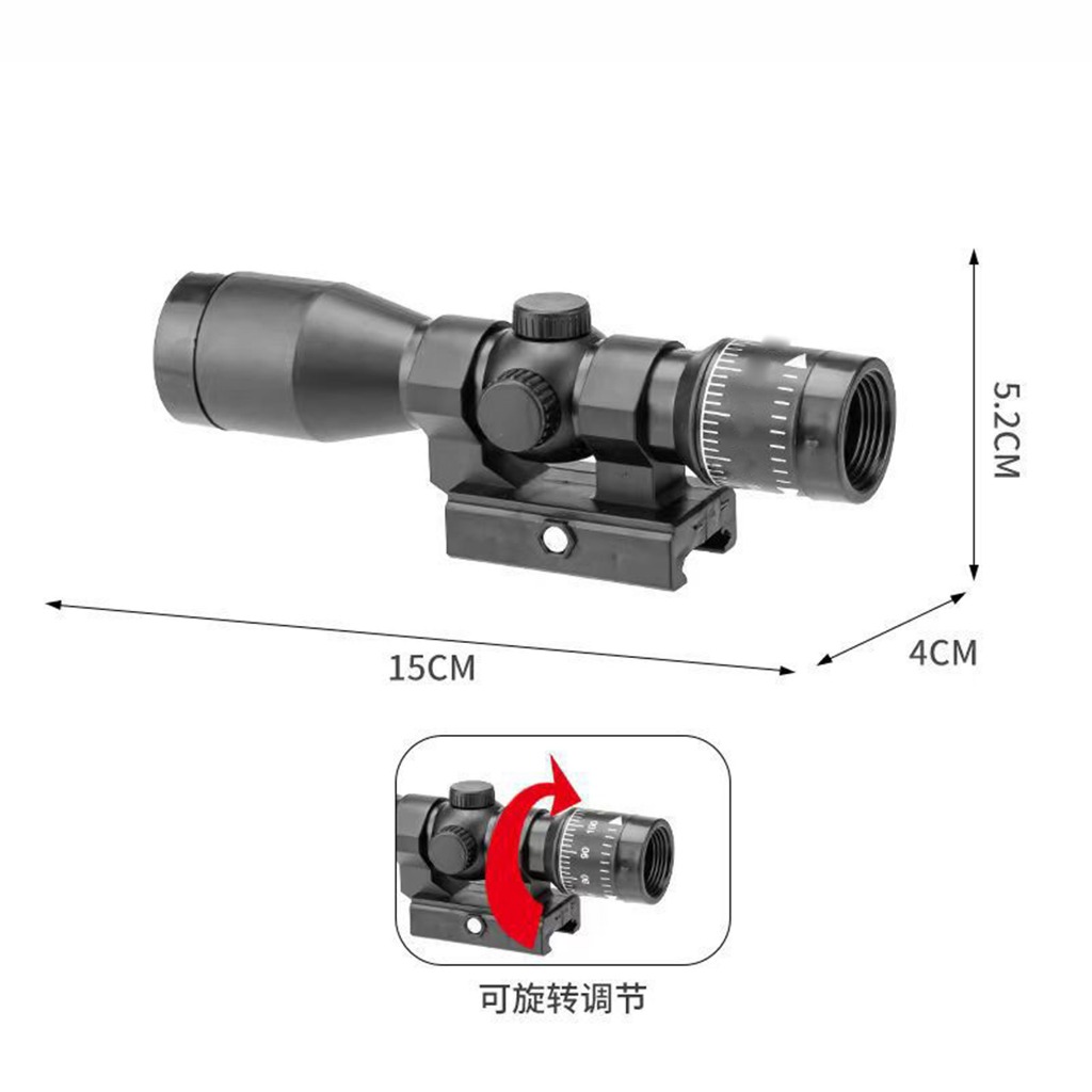Dummy Scope Teropong sniper mainan Hatesix