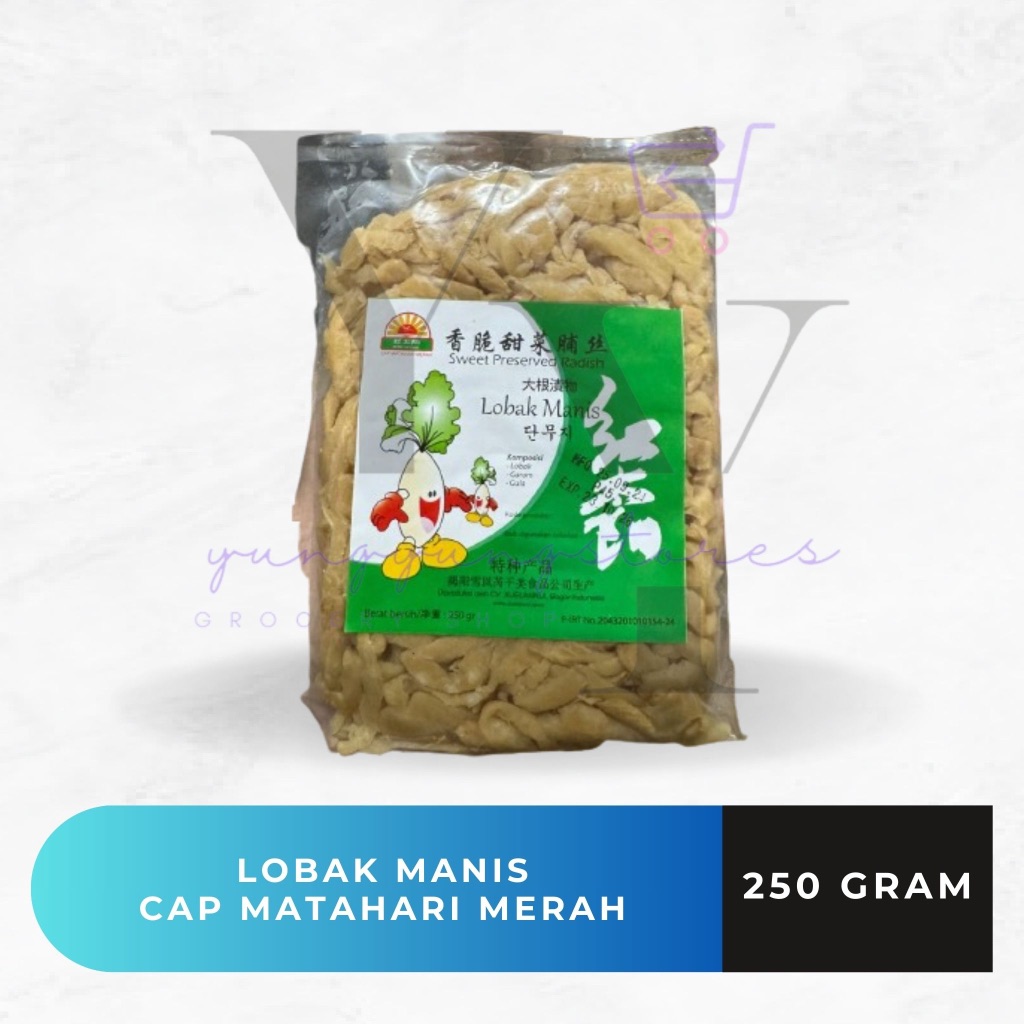 

[PACK] Caipo / Lobak Manis Cap Matahari Merah 250 gram