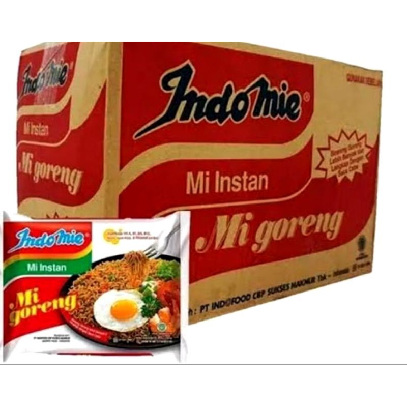 

Indomie goreng 1 dus isi 40