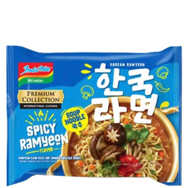 

Indomie Mie Instant Premium Korean Spicy Ramyeon 83g