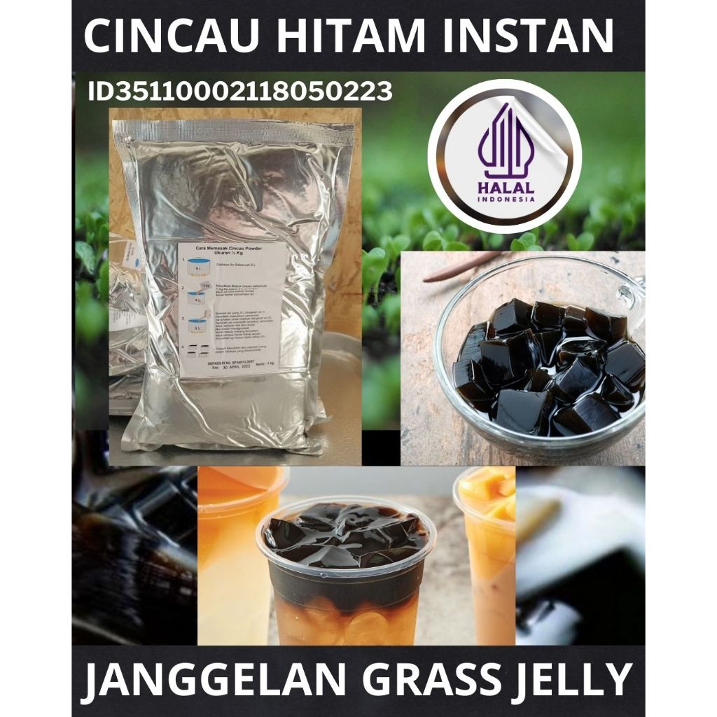 

REKOMENDASI Bubuk Cincau Hitam Instan Powder Kemasan Aluminium Foil 1 Kg