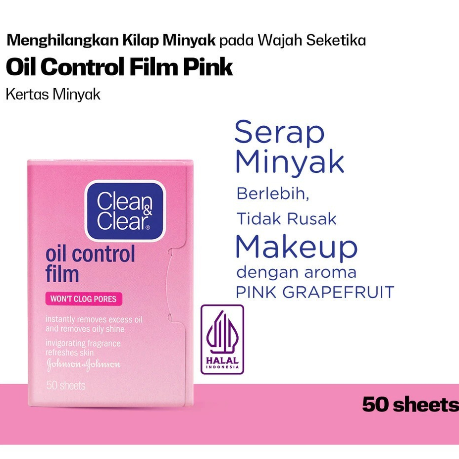 Clean & Clear Oil Control Film Face Paper  50 sheet