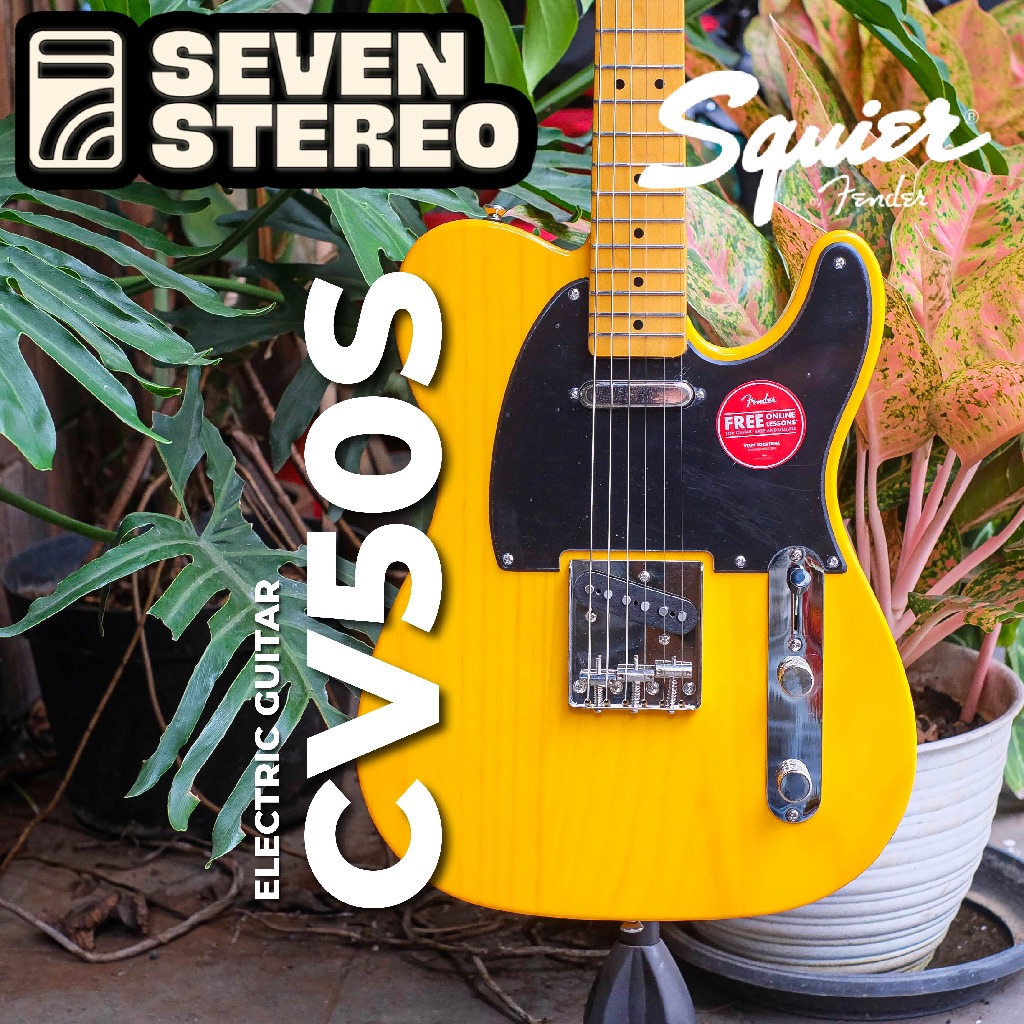 Squier Classic Vibe 50s Telecaster Butterscotch Blonde Electric Guitar