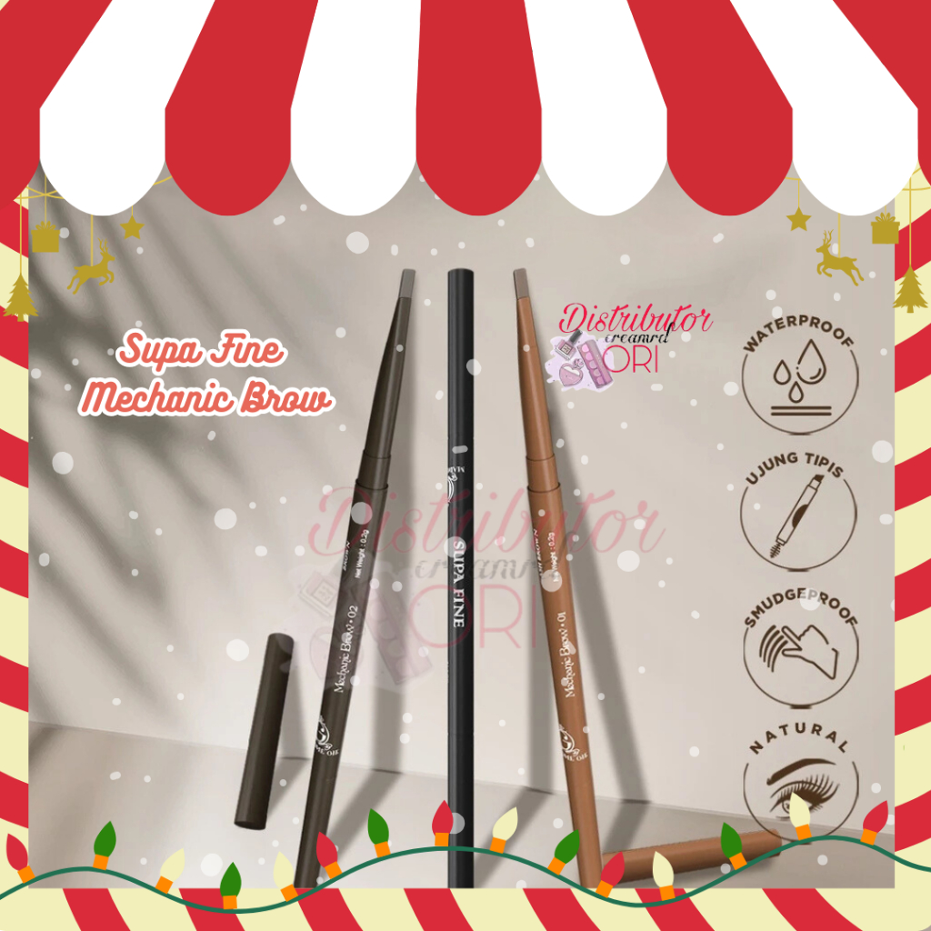 Madame Gie Supa Fine Mechanic Brow - Make Up Pensil Alis