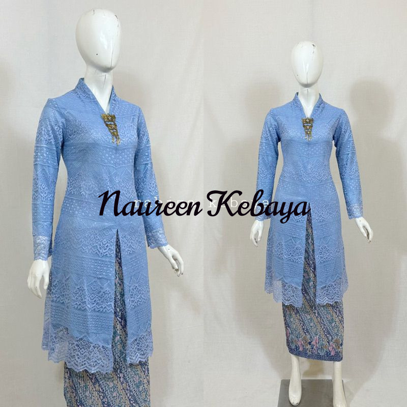 Setelan Kebaya Tunik Malika / Tunik Brokat / Kebaya Modern / Batik Couple / Kebaya Sanghai /Tunik Bu