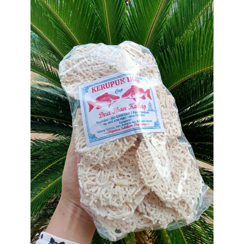 

KRUPUK IKAN KAKAP Madura asli home Made