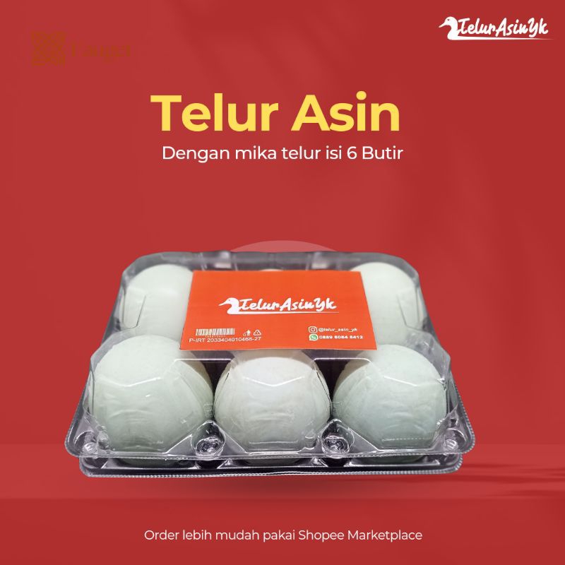 

Telur Asin dengan Mika Telur isi 6