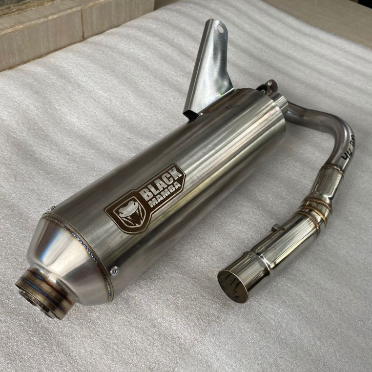 Knalpot Standar Racing inlet 38mm Beat Fi Beat Deluxe Beat Karbu Scoopy Mio Sporty Vario 110 Spin