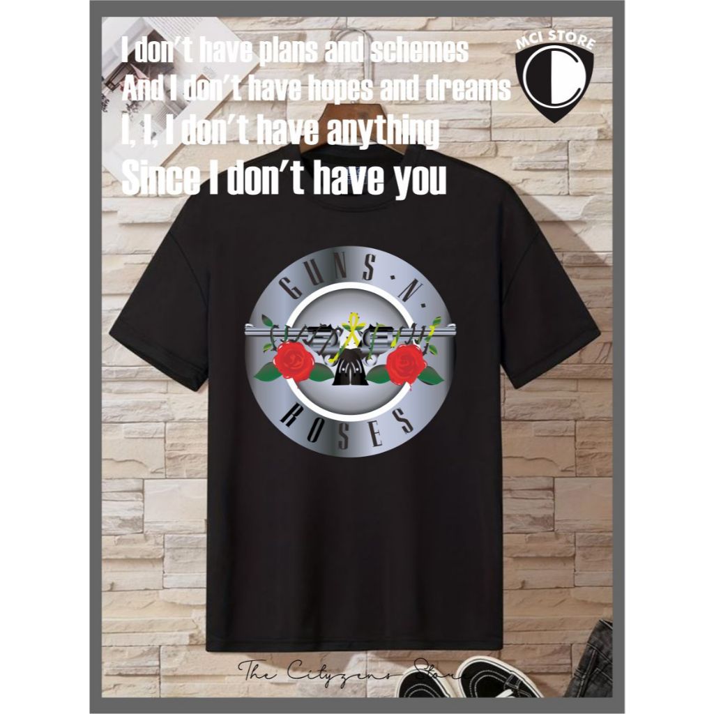 Kaos Guns n Roses Eps. 9 Pria/Wanita