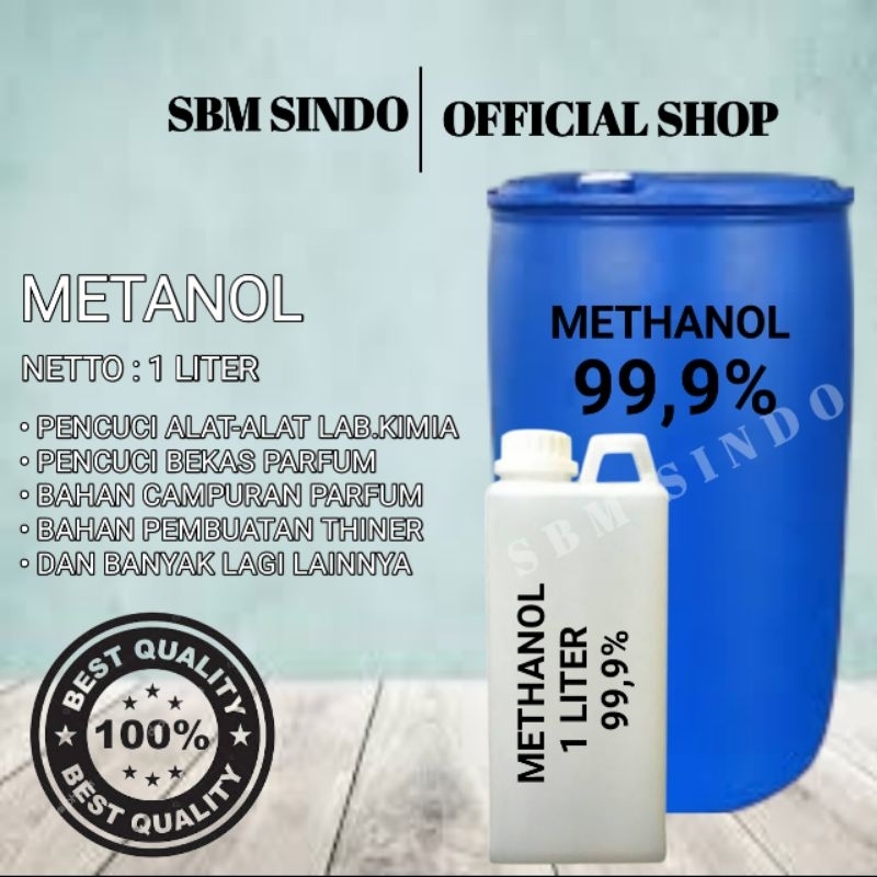 (BOTOL) Metanol | Methyl Pure 99,9% | Metanol Murni Murah | Methanol Teknis | Alkohol Metyl 70% - 99