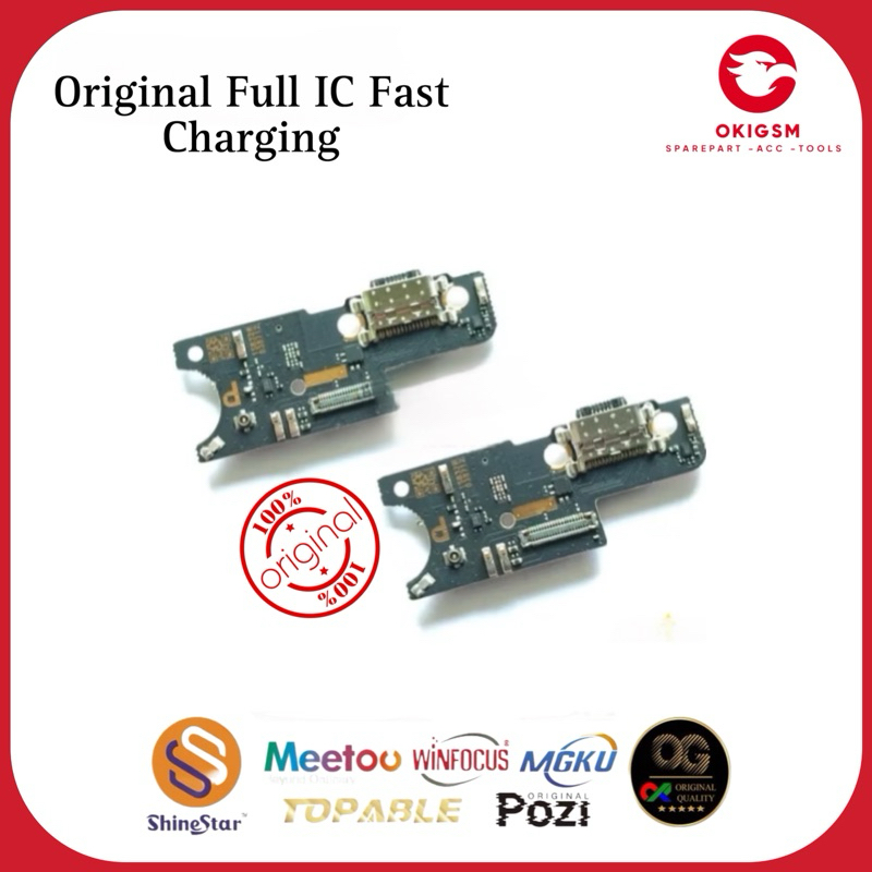 Konektor Charger Pocophone Poco F1 Original Full IC Fast Charging