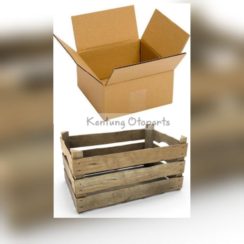 

packing kayu dan tambahan kardus