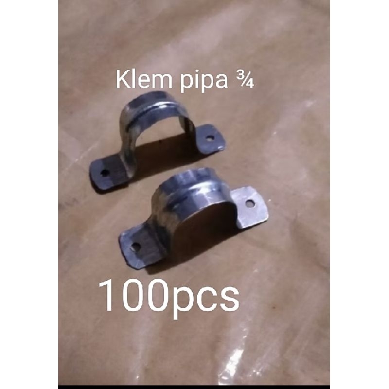 100pcs Klem Pipa Paralon 3/4 inch