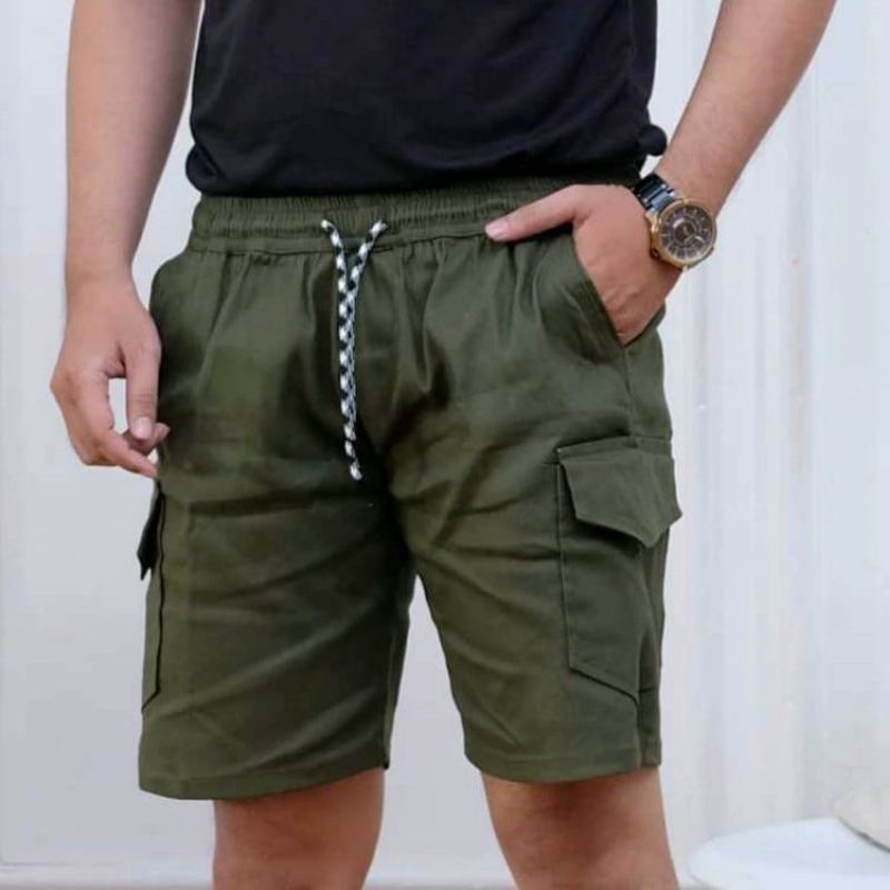 Boardshort Cargo Celana Pendek Pria Catton Twill S-XXL