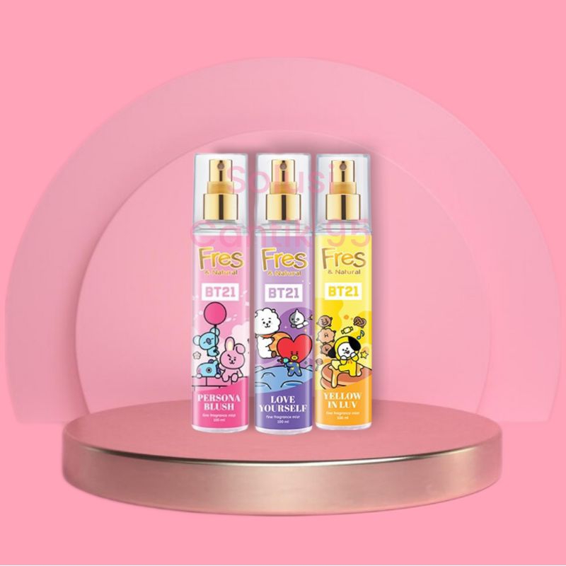 FRESH & NATURAL Spray Cologne Bt21 / Parfum Fresh & Natural