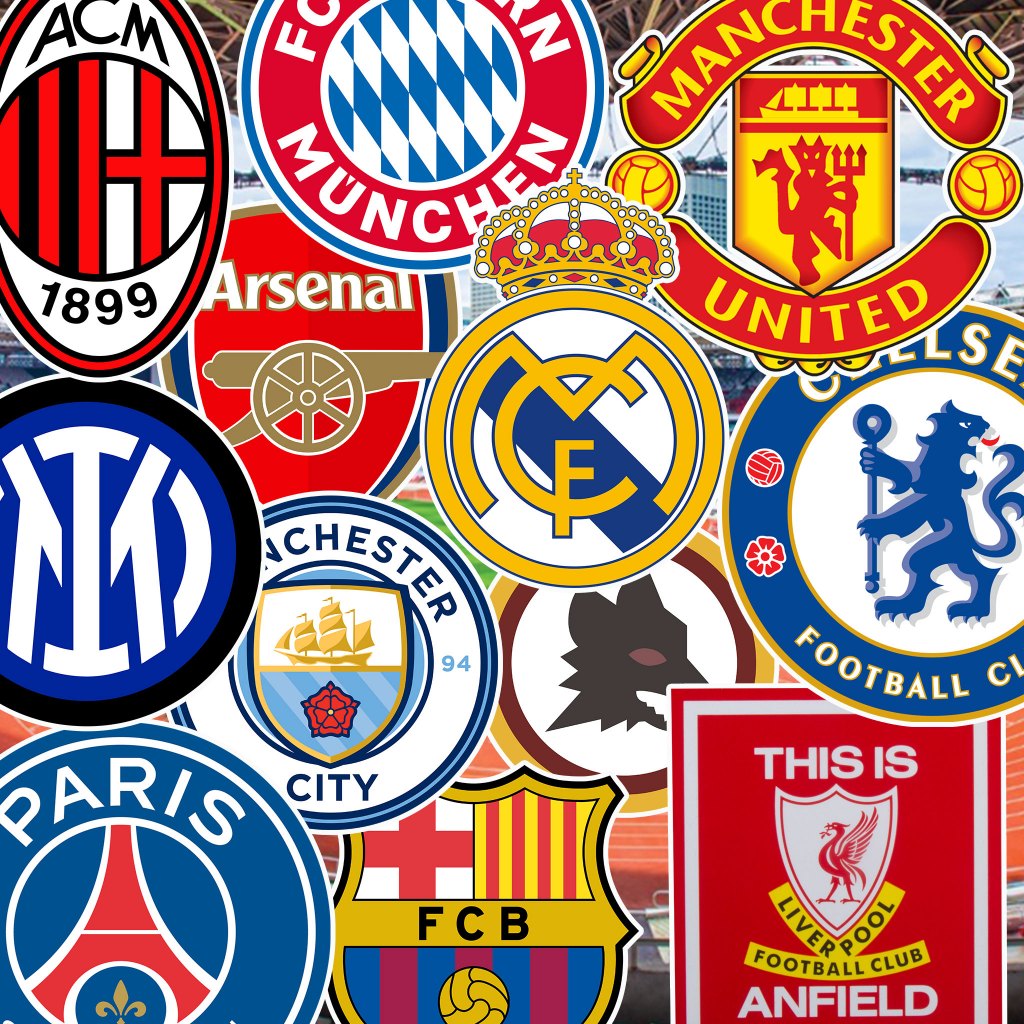 

STICKER LOGO CLUB BOLA, MADRID, BARCELONA, LIVERPOOL, MU, INTER, AC MILAN, JUVENTUS, CHELSEA, PSG, MUENCHEN, ARSENAL - STIKER LAPTOP, AKSESORIS HP, HELM, TUMBLER