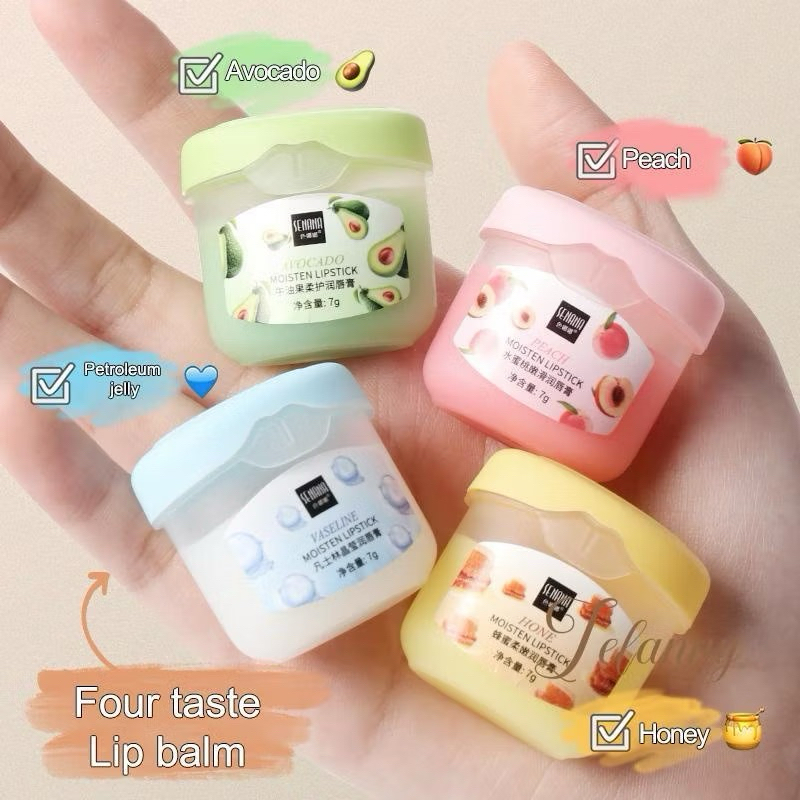 Pelembab Bibir SENANA Vaseline Lip Therapy Lip Balm Jelly Pemerah Bibir Alami [Snowice.id]