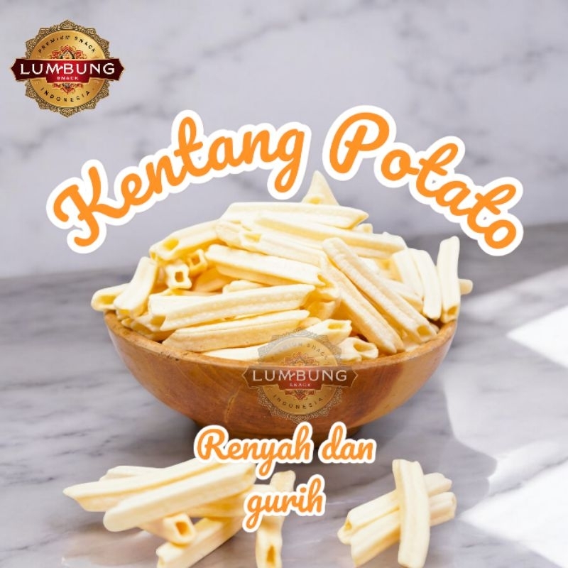 

Camilan Snack Kentang Potato Renyah & Gurih 250gr