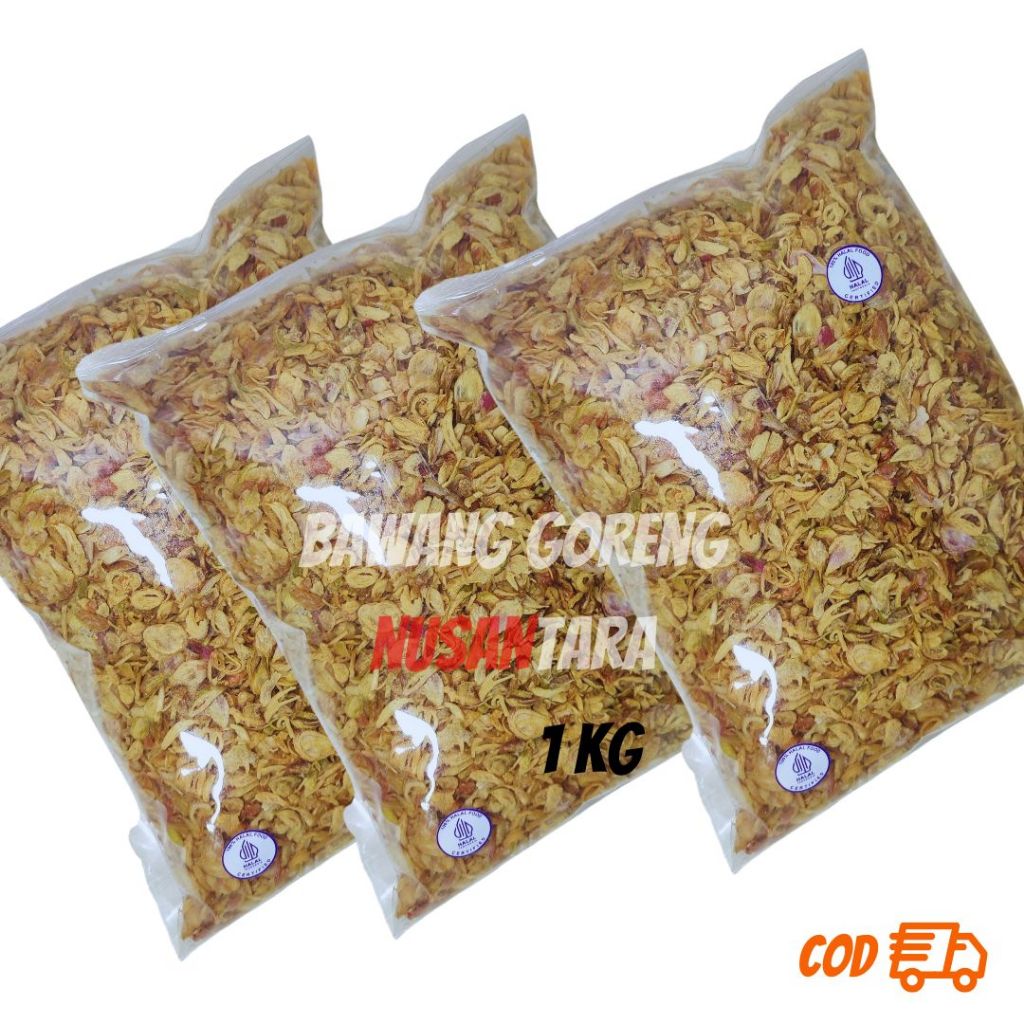 

Bawang Goreng Asli Sumenep Renyah dan Enak 1 kg Asli Tanpa Campuran Termurah Cod free packing