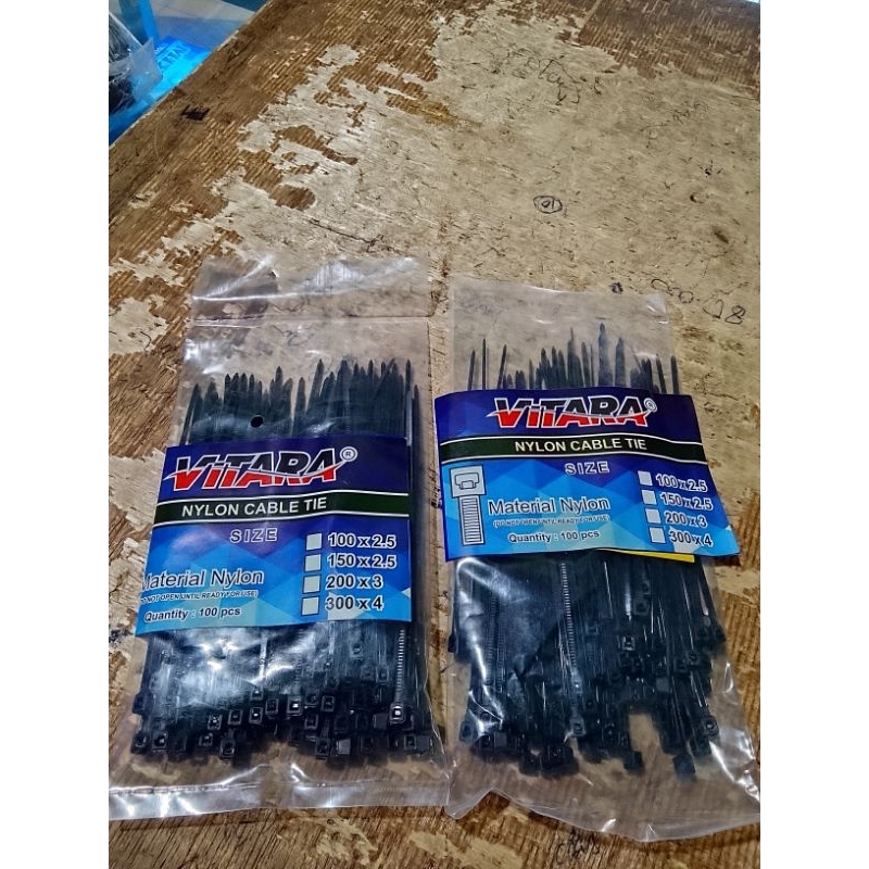 

Kabel Ties Size : 2,5 x 100 mm HITAM