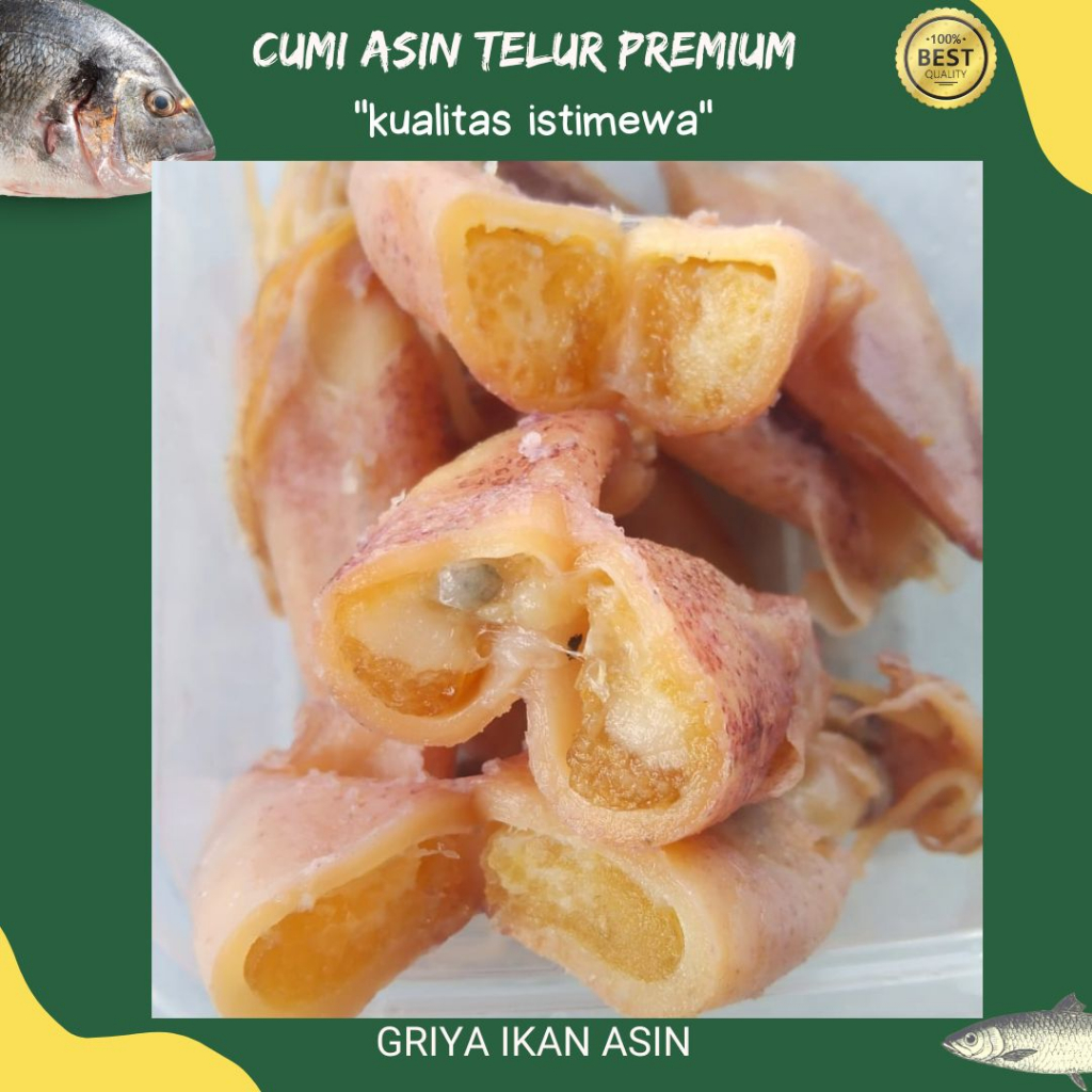 

cumi asin telur 500 gram/cumi telor enak termurah