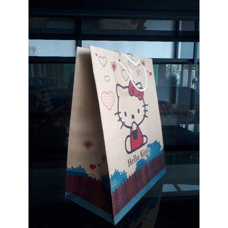 

12 Pcs Paper Bag Kitty 23x13x30