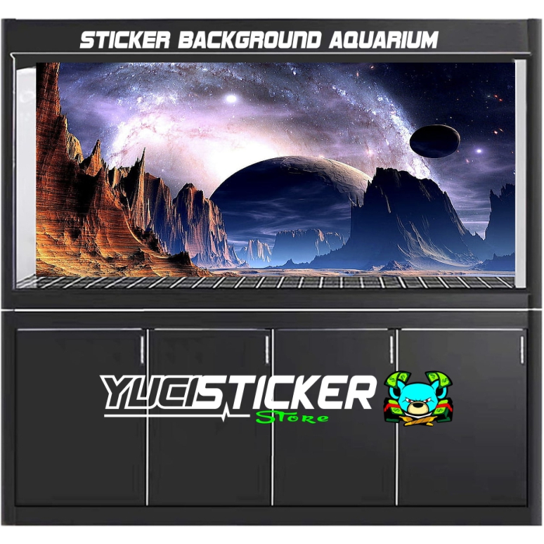 STICKER BACKGROUND AQUARIUM/STICKER ALAS BACKGROUND AQUARIUM