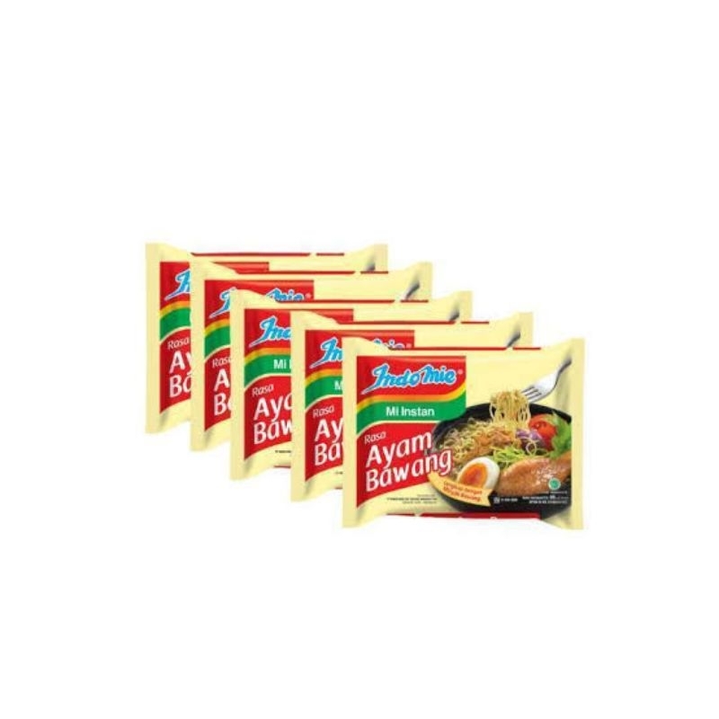 

indomie ayam bawang 5x69gr banded