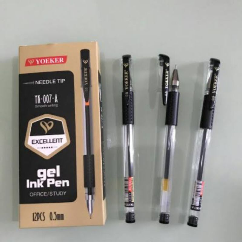 

(12pcs) Yoeker Gel Ink Pen 12PCS 0.5mm
