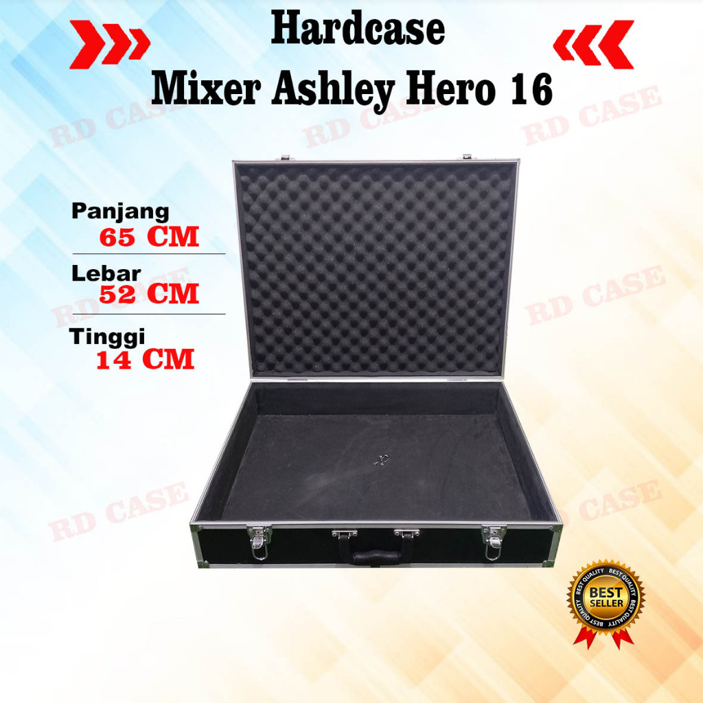 Hardcase Mixer Ashley Hero 16 Hardcase 16 channel Hardcase Mixer Audio Koper Alumunium Hardcase Mixe