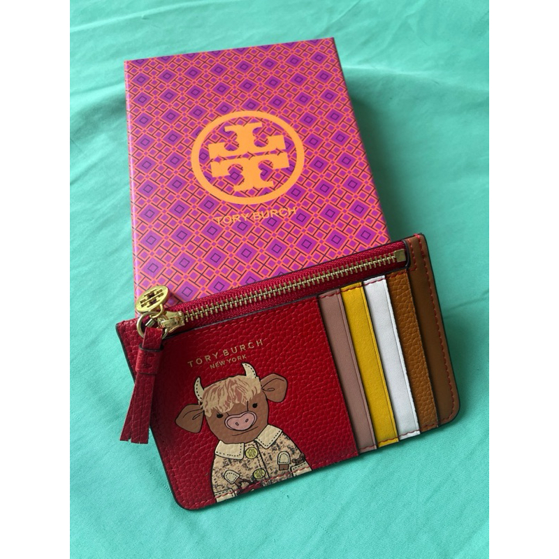 [Preloved] Tory Burch Card Case | Dompet Koin dan Kartu Wanita (Unit and Box Only)