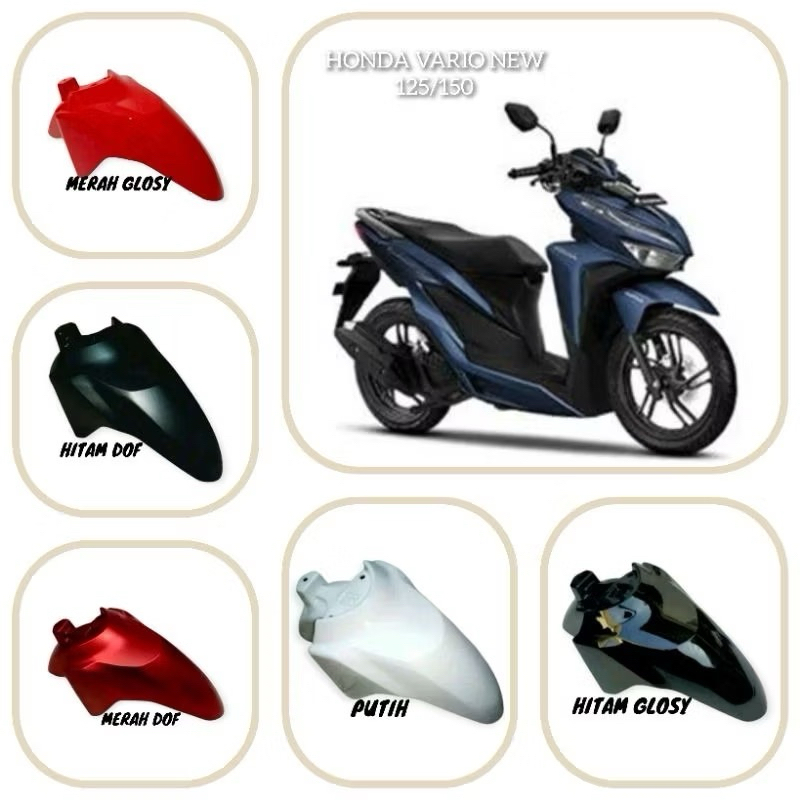 slebor spakbor depan vario 150 125 LED 2015 2016 2017slebor spakbor depan vario 150 125 LED 2015 201