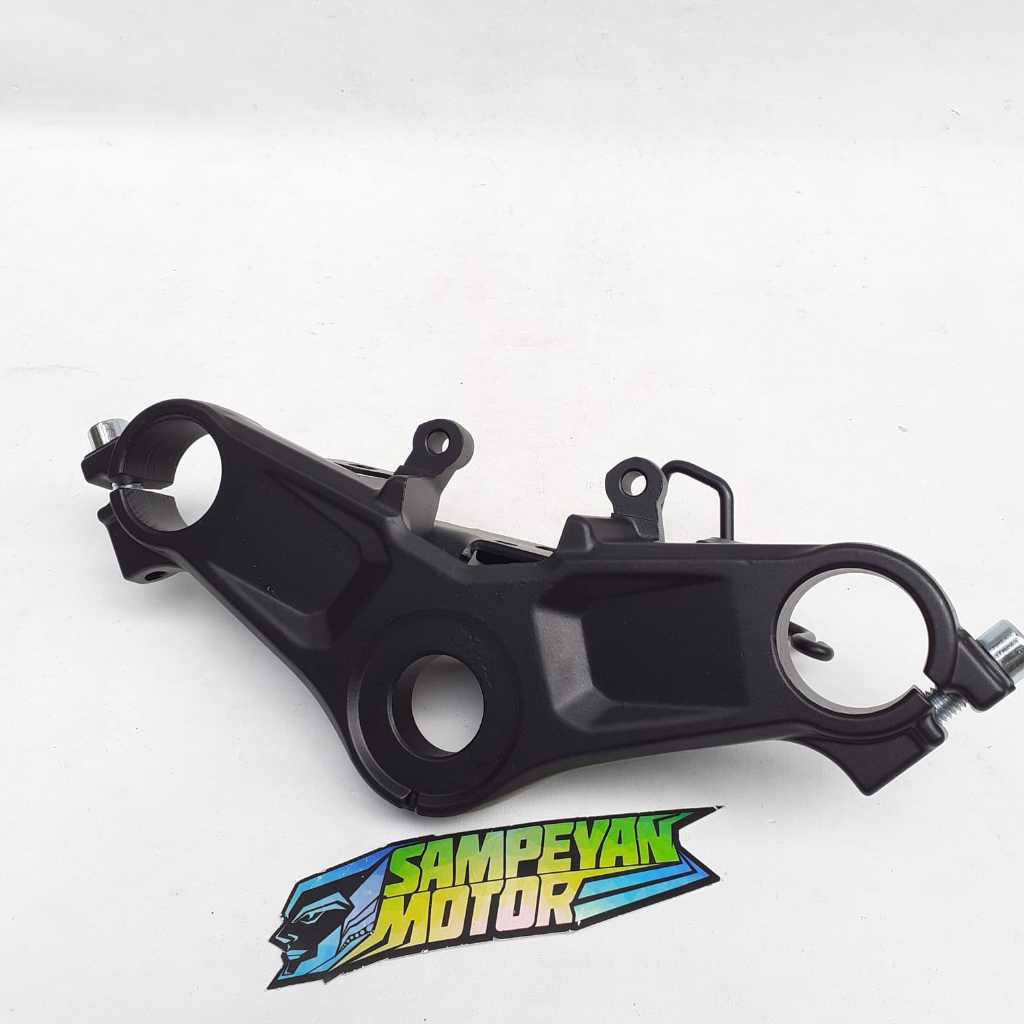 T Segitiga Bagian Atas Dudukan Stang Stir Standart CB 150R 150 R CBR Old New Hitam Tebal & Kualitas 