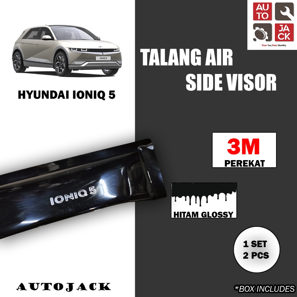 TALANG AIR IONIQ 5 / SIDE VISOR HYUNDIA IONIQ 5 / ACCESSORIES IONIQ 5