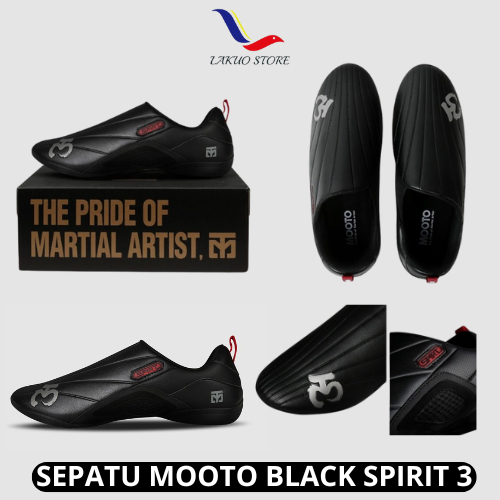 SEPATU TAEKWONDO MOOTO SPIRIT BLACK 3 / MOOTO ORIGINAL / SEPATU TAEKWONDO ORIGINAL