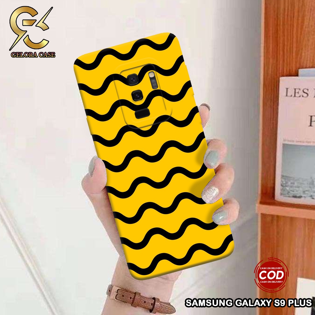 Softcase Samsung Galaxy S9 Plus - Geloracase - Casing Samsung S9 Plus  - Motif case Abstrak - Samsun