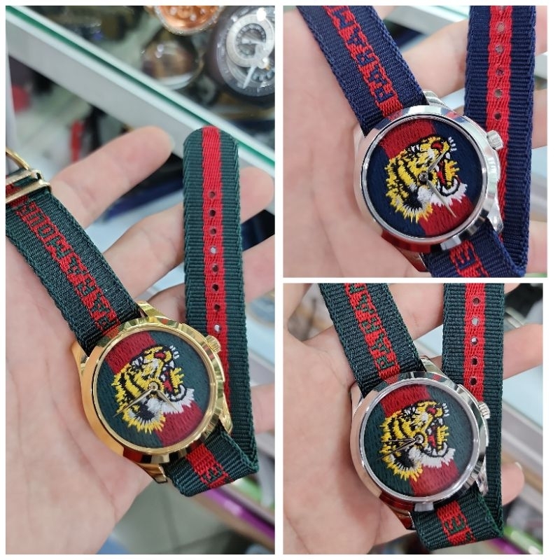 Jam tangan GC Le Marche des Merveilles Watch / Gc tiger harimau / Gc macan canvas nato