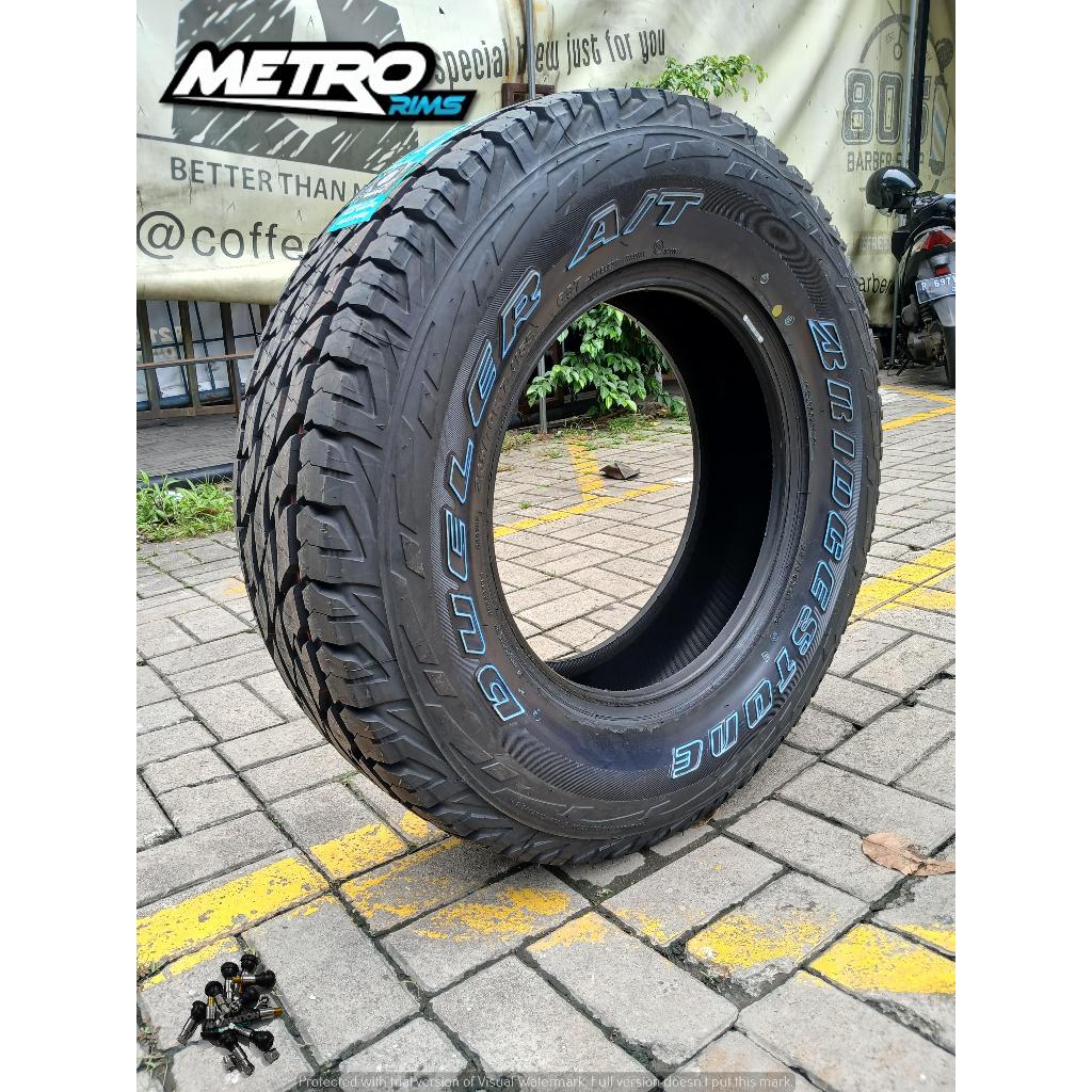 ban mobil semi offroad/lumpur ring 17 265/70 mekr bridgestone dueler AT ukuran 265 70 R17 ban pajero
