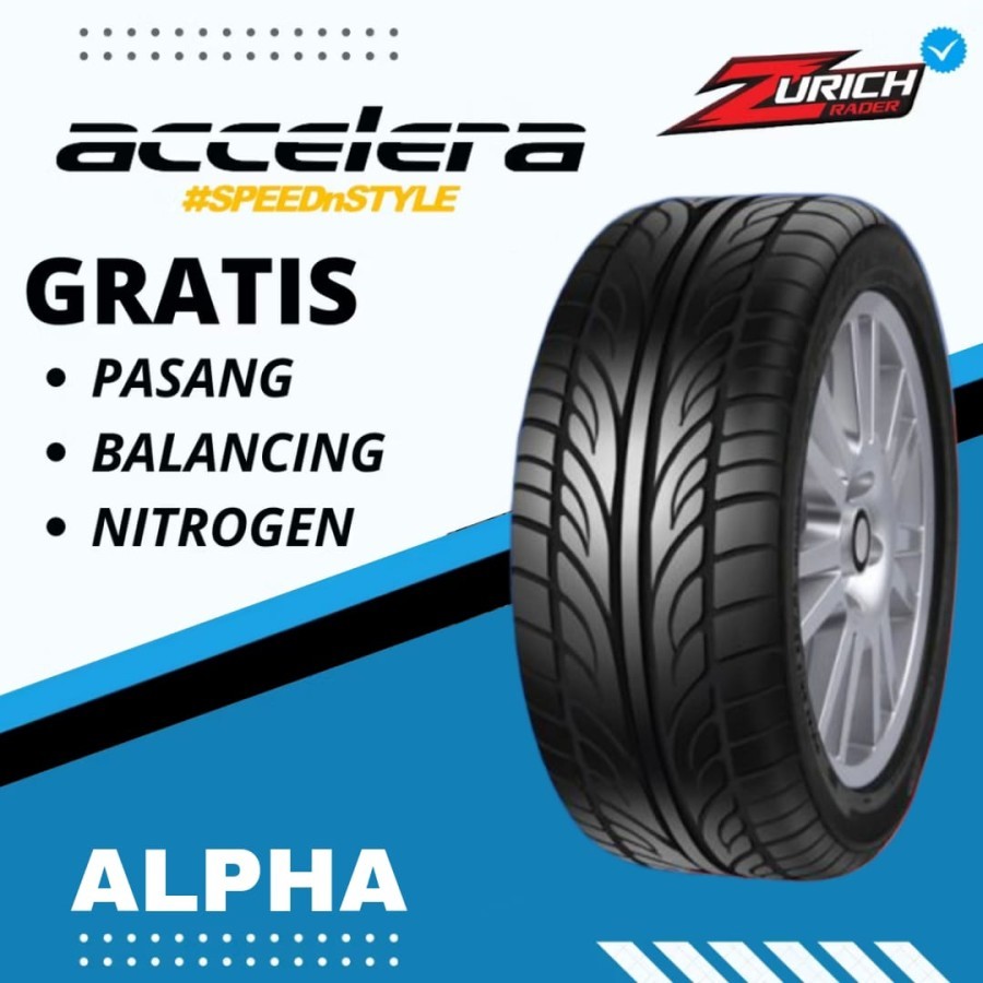 Ban Mobil 185 60 R13 Merek Accelera Alpha Ukuran 185/60 R13