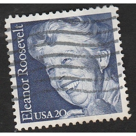 

A 11145 SATU BUAH PRANGKO AMERIKA NOMINAL 20C TEMA ELEANOR ROOSEVELT DENGAN KONDIISI SUDAH ADA CAP