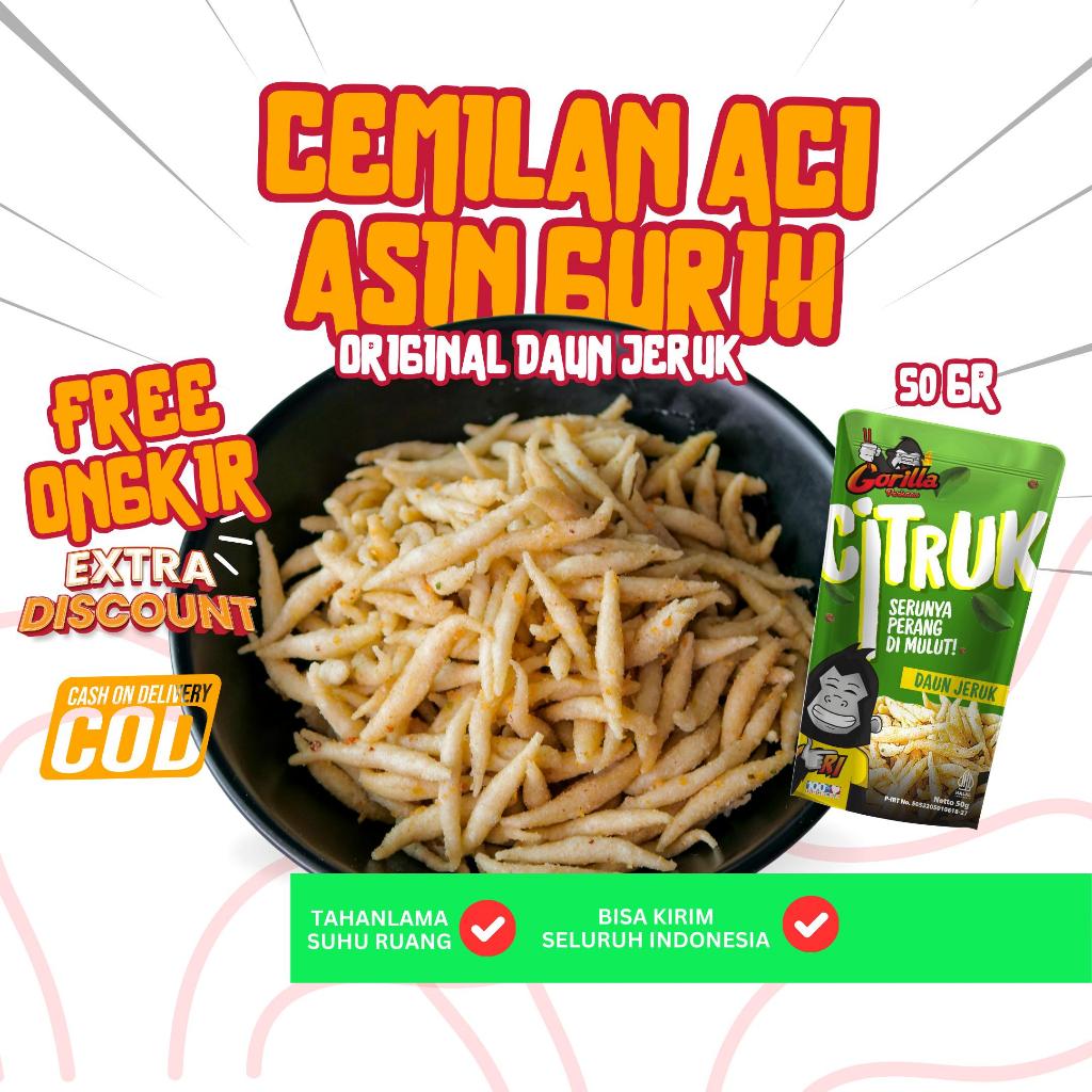 

[PROMO] Citruk Original Snack Aci Khas Garut | Cemilan Khas Garut | Cemilan Kriuk