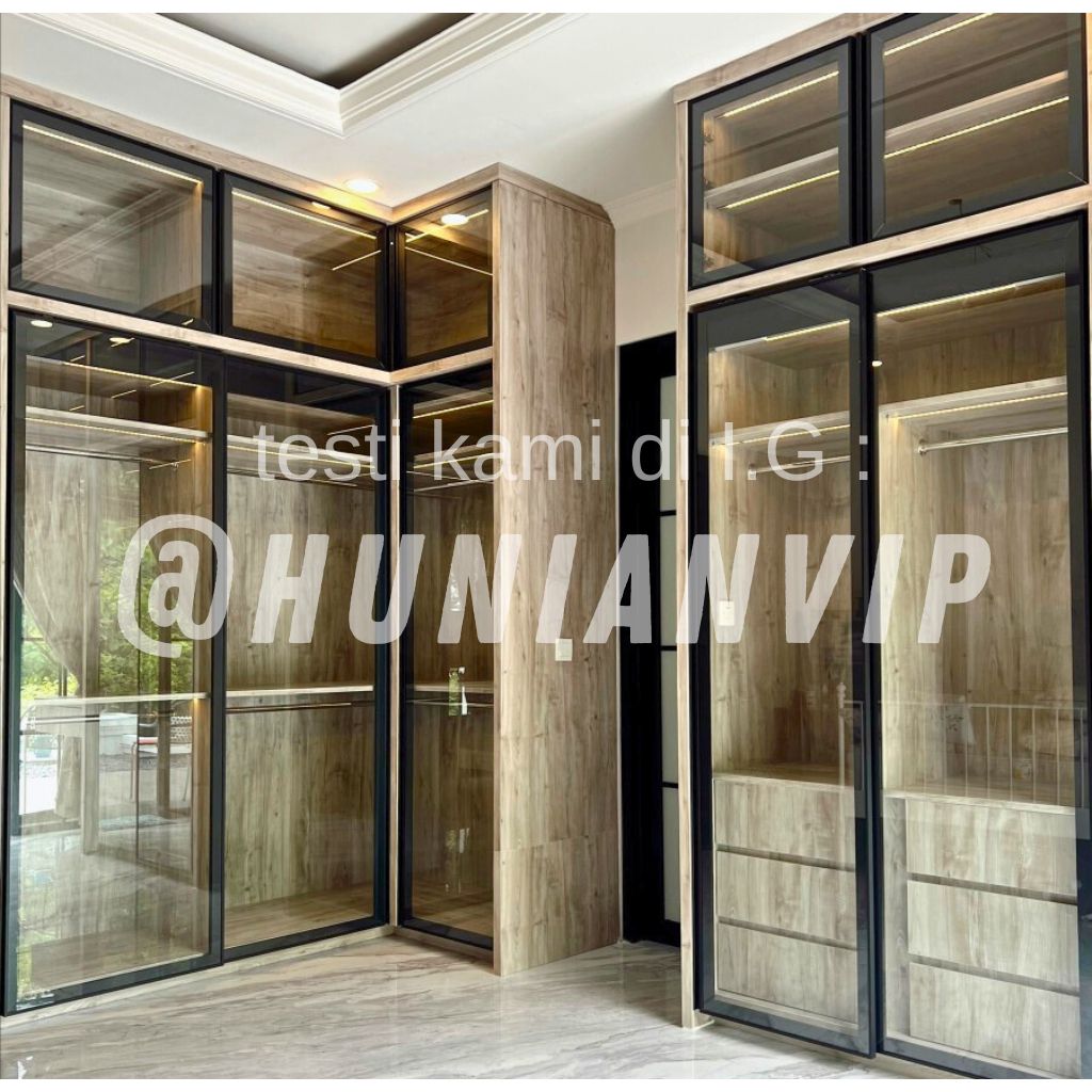 walk in closet / Lemari pakaian Custom multiplex