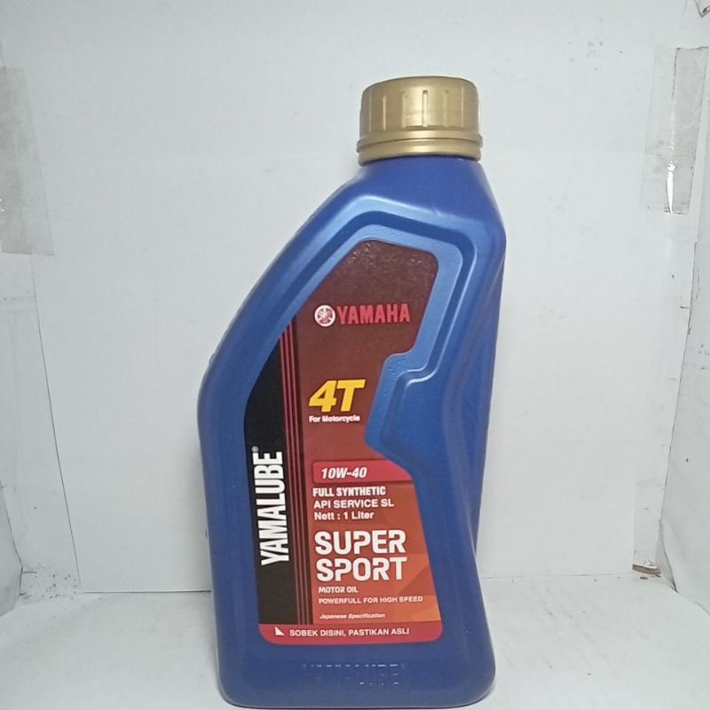 [JAMIN ORI] OLI SEPEDA MOTOR YAMALUBE SUPER SPORT 10W 40 1L
