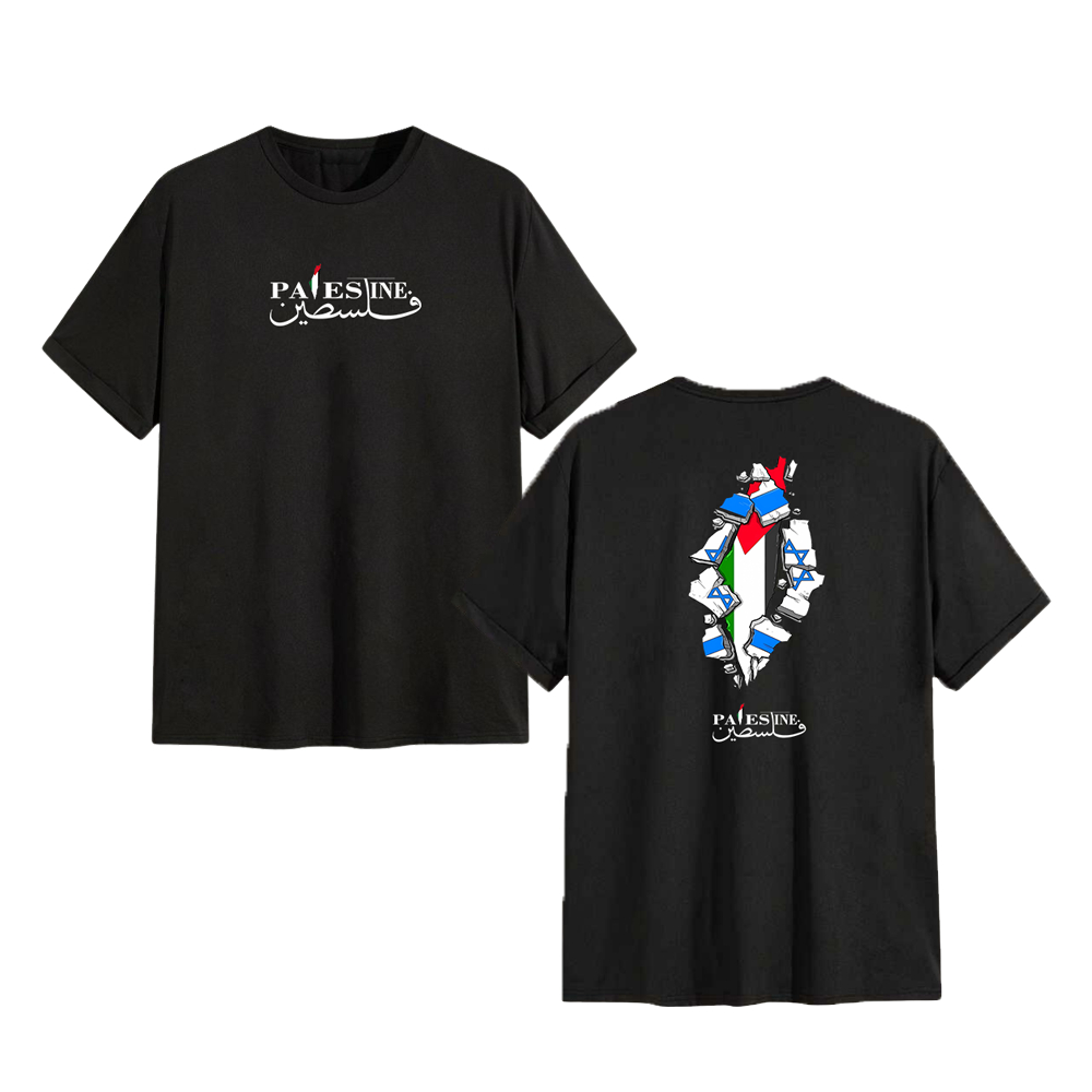 INFINITY Kaos Pendek Pria Palestina