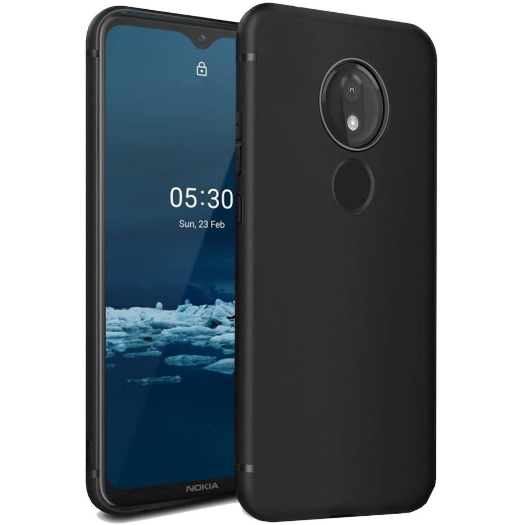 L- MyAcc BLACK MACARON PREMIUM NOKIA C12, C21 PLUS, C31 Softcase Hitam Kekinian Dan Terbaru Warna Do